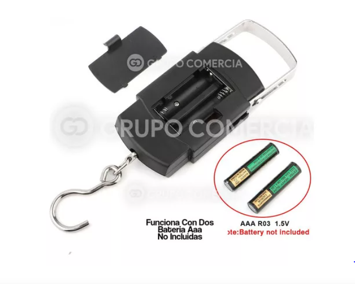 Báscula digital de pila